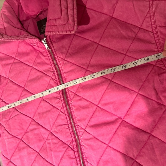 WILD FABEL HOT PINK  COAT QUILTED COTTON WOMENS 38 CHEST RIBBED SLEEVE & BOTTOM - Picture 9 of 14